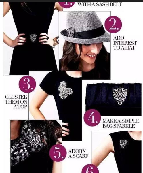 How to Wear a Brooch ?