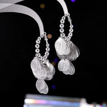 Load image into Gallery viewer, Chic Fashion Beads Hoop &amp; Floral Petal Tassel Earrings
