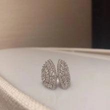 Load image into Gallery viewer, Chic Fashion Full Micro Pave Clear CZ Oyster Shaped Open Rings for Girls Small Party
