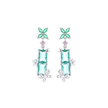 Load image into Gallery viewer, Chinese Traditional Design Green Bamboo Drop Earrings for Cheongsam HanFu Dressy Jewelry
