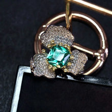 Load image into Gallery viewer, Gorgeous Blossom Green Orchid Flower Women Rings
