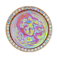 Load image into Gallery viewer, Retro Vintage Craft Beauty Round Cameo Brooch with AB Accent
