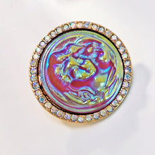 Load image into Gallery viewer, Retro Vintage Craft Beauty Round Cameo Brooch with AB Accent
