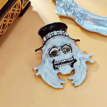 Load image into Gallery viewer, Punk Style Enamel Wear Hat Skull Skeleton Brooches Halloween Festival Jewelry
