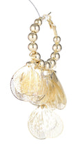 Load image into Gallery viewer, Chic Fashion Beads Hoop &amp; Floral Petal Tassel Earrings
