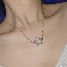 Load image into Gallery viewer, Elegant 16.9 inch Imitated Pearls &amp;Opens Five Pointed Star Necklace for Women Jewelry
