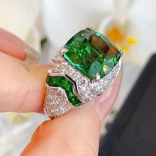 Load image into Gallery viewer, Stunning Embellishment Square Stone Cocktail Rings for Gala Jewelry
