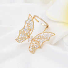 Load image into Gallery viewer, Jewelblings Gorgeous Opens Marquise Shape Stone Accent Dancing Butterfly Open Ring Summer Accessory
