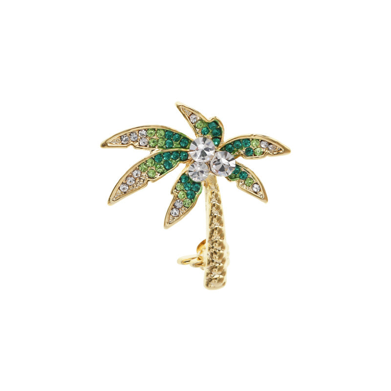 Jewelblings Trendy Fashion Coconut Tree Pineapple Flamingo Bird Pin Set Collar Lapel Jewelry