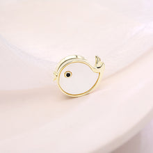 Load image into Gallery viewer, Jewelblings Super Cute White Mother of Pearl Chick Safety Pin Collar Lapel Pin for Kids Children Back to School Birthday Gift Jewelry
