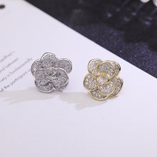 Load image into Gallery viewer, Jewelblings Shiny Multi-Tiered Petal Small Camelia Flower Pin Lapel Jewelry
