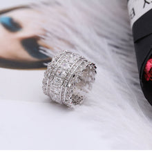 Load image into Gallery viewer, Jewelblings French Elegancy Silky Lace Hemmed Clear White Finger Rings Daily Wear Jewelry
