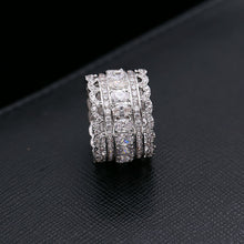 Load image into Gallery viewer, Jewelblings French Elegancy Silky Lace Hemmed Clear White Finger Rings Daily Wear Jewelry
