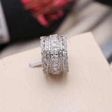 Load image into Gallery viewer, Jewelblings French Elegancy Silky Lace Hemmed Clear White Finger Rings Daily Wear Jewelry
