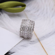 Load image into Gallery viewer, Jewelblings French Elegancy Silky Lace Hemmed Clear White Finger Rings Daily Wear Jewelry
