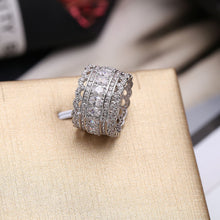 Load image into Gallery viewer, Jewelblings French Elegancy Silky Lace Hemmed Clear White Finger Rings Daily Wear Jewelry
