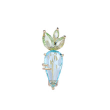 Load image into Gallery viewer, Jewelblings Sweetness See-through Light Yellow Blue Carrot Safety Pin for Women Girl Summer Accessory
