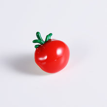 Load image into Gallery viewer, Jewelblings Lovely Peach Tomato Cherry Pear Black Plum Enamel Fruit Collar Lapel Pin Cute Small Accessory
