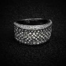 Load image into Gallery viewer, Jewelblings Shinny Numerous Cubic Zircon Pave Set Wide Band Ring for Women Right Hand Costume Party Dress Cocktail Right Hand GiftAccessory
